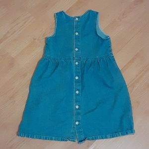 Vintage Baby Guess Girls Denim Dress - VGC.